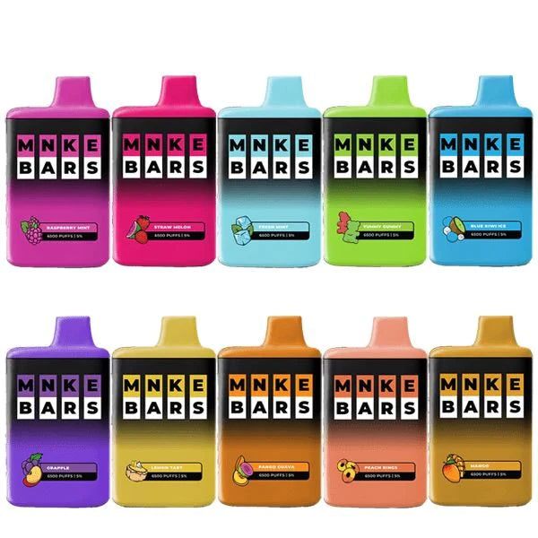 MNKE Bars Disposable Vape 6500 Puffs